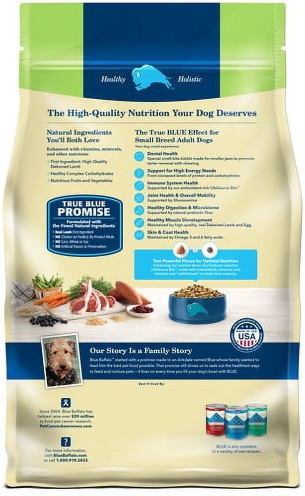 Blue Buffalo Life Protection Formula Small Breed Dry Dog Food - Lamb & Brown Rice, 5 lbs.