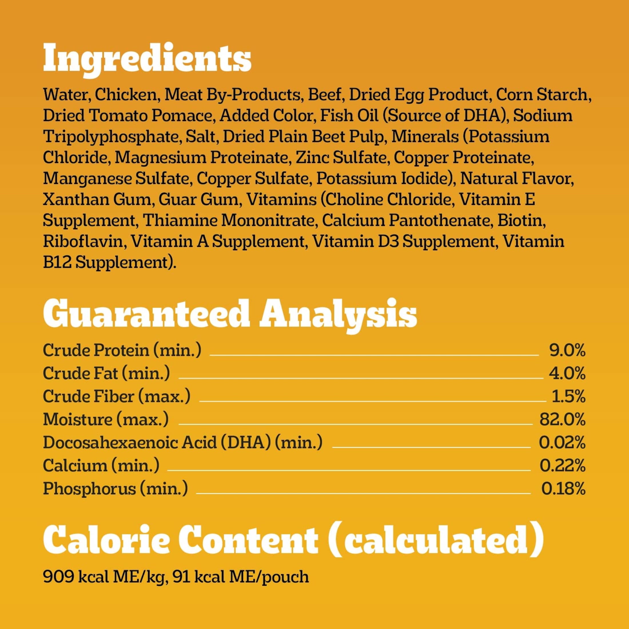 Pedigree Puppy Food Morsels in Sauce - Wet Dog Food Pouches, Beef Flavor, 3.5 oz. Pouches