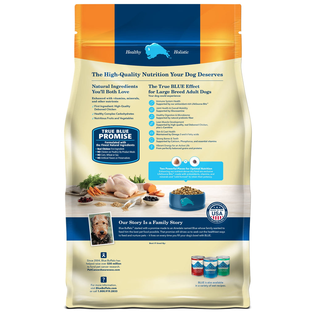 Blue Buffalo Life Protection Formula Large Breed Dry Dog Food - Chicken & Rice, 24-lb. Bag