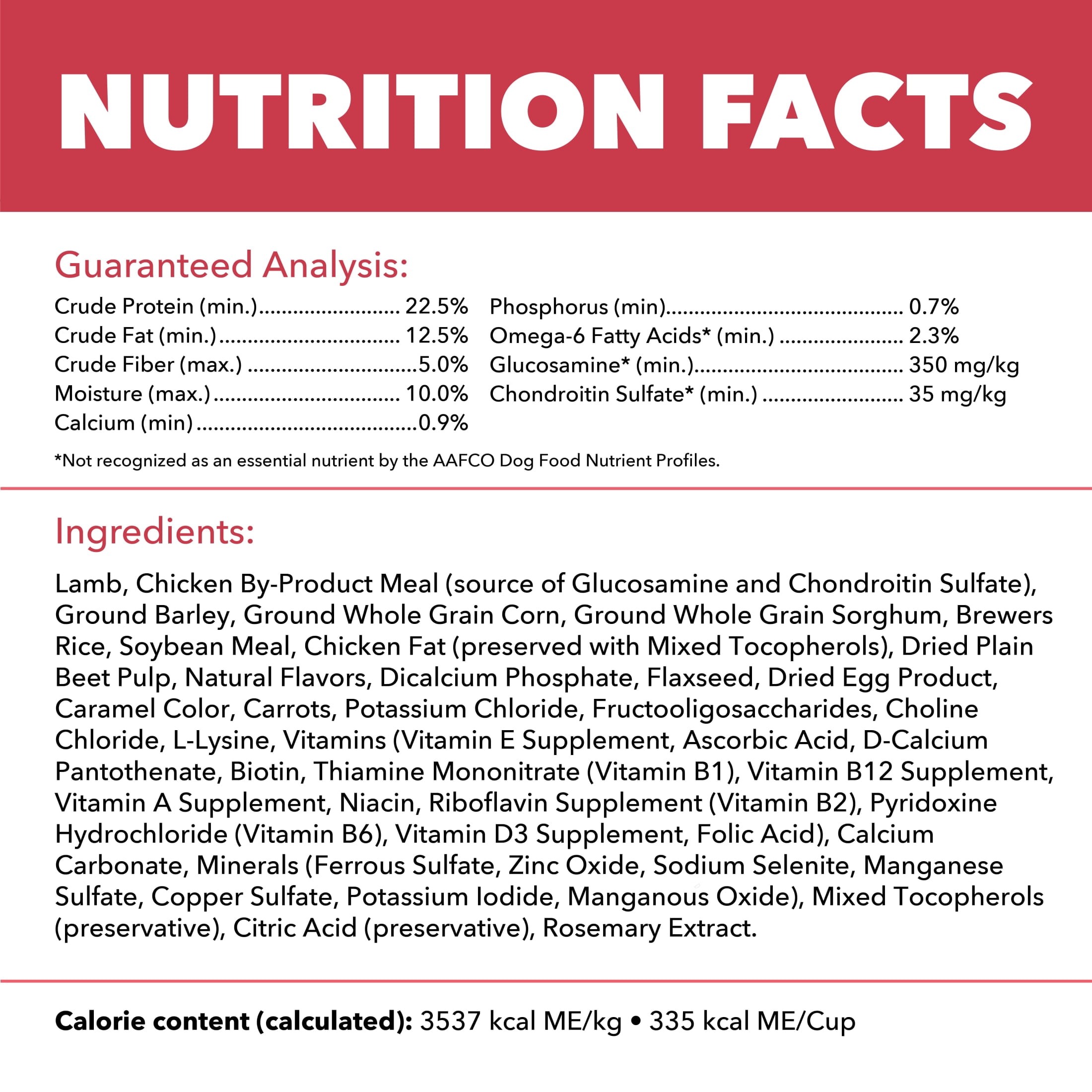 IAMS Large Breed Dry Dog Food - Adult Dog Food Dry Recipe, Lamb & Rice Recipe, 30 lb. Bag