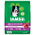 IAMS Proactive Health Dry Dog Food - Adult Dog Food Dry Recipe, Beef & Rice Recipe, 15 lb. Bag