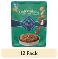 Blue Buffalo Delectables Natural Wet Dog Food Topper - Lamb Dinner 3oz - 12-Pack