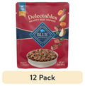 Blue Buffalo Delectables Natural Wet Dog Food Toppers - Hearty Beef, 3-oz Pouch - 12-Pack