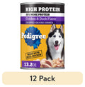 Pedigree High Protein Chopped Chicken & Duck Flavor Adult Soft Wet Dog Food - 13.2 oz Can - 12-Pack