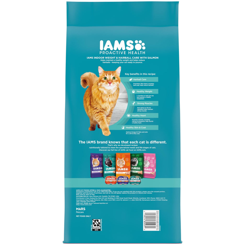 Iams Proactive Health Salmon Dry Cat Food - 7 Lb Bag