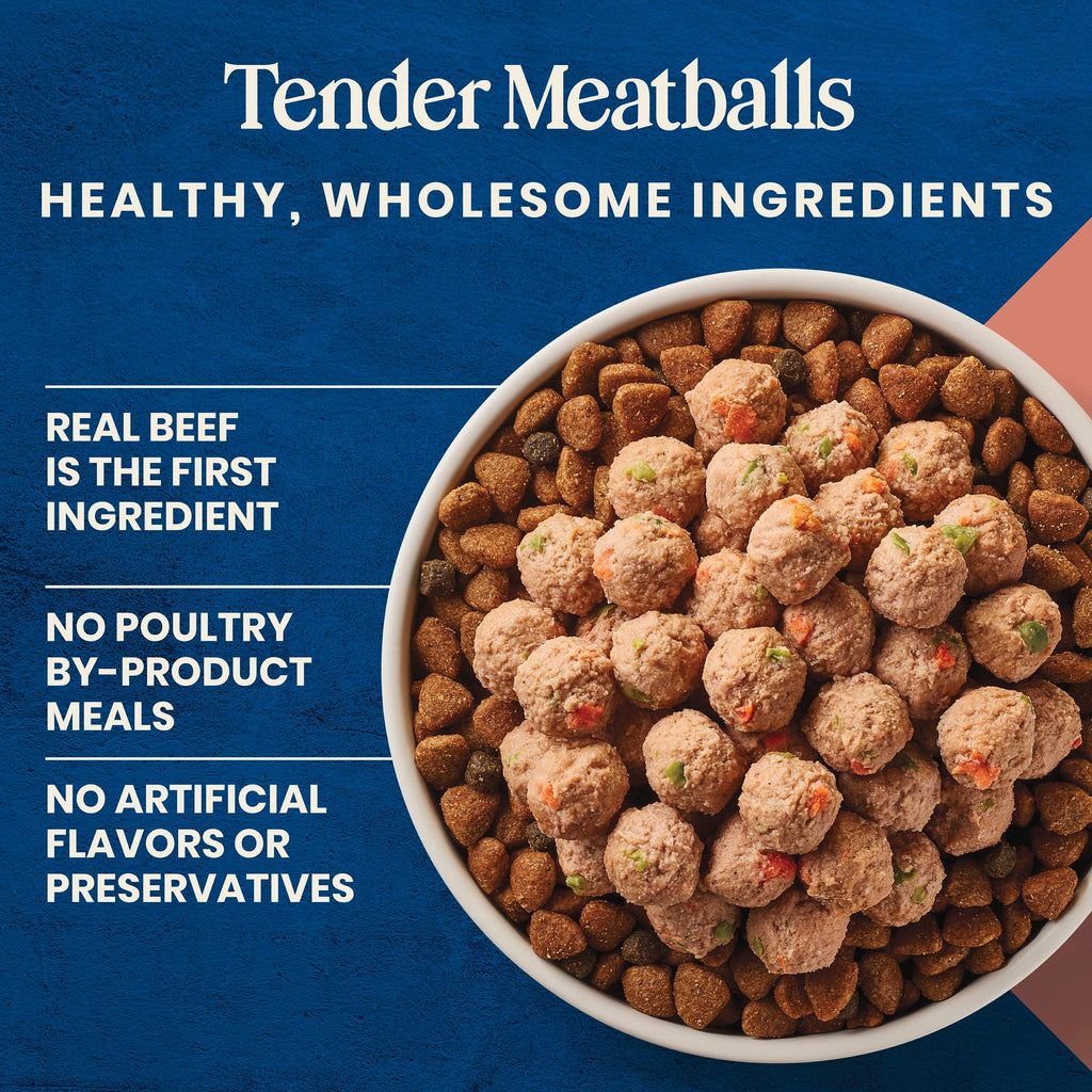 Blue Buffalo Love Made Fresh Dog Food - Refrigerated, Beef Meatball 1.5lb Pouch - 3-Pack