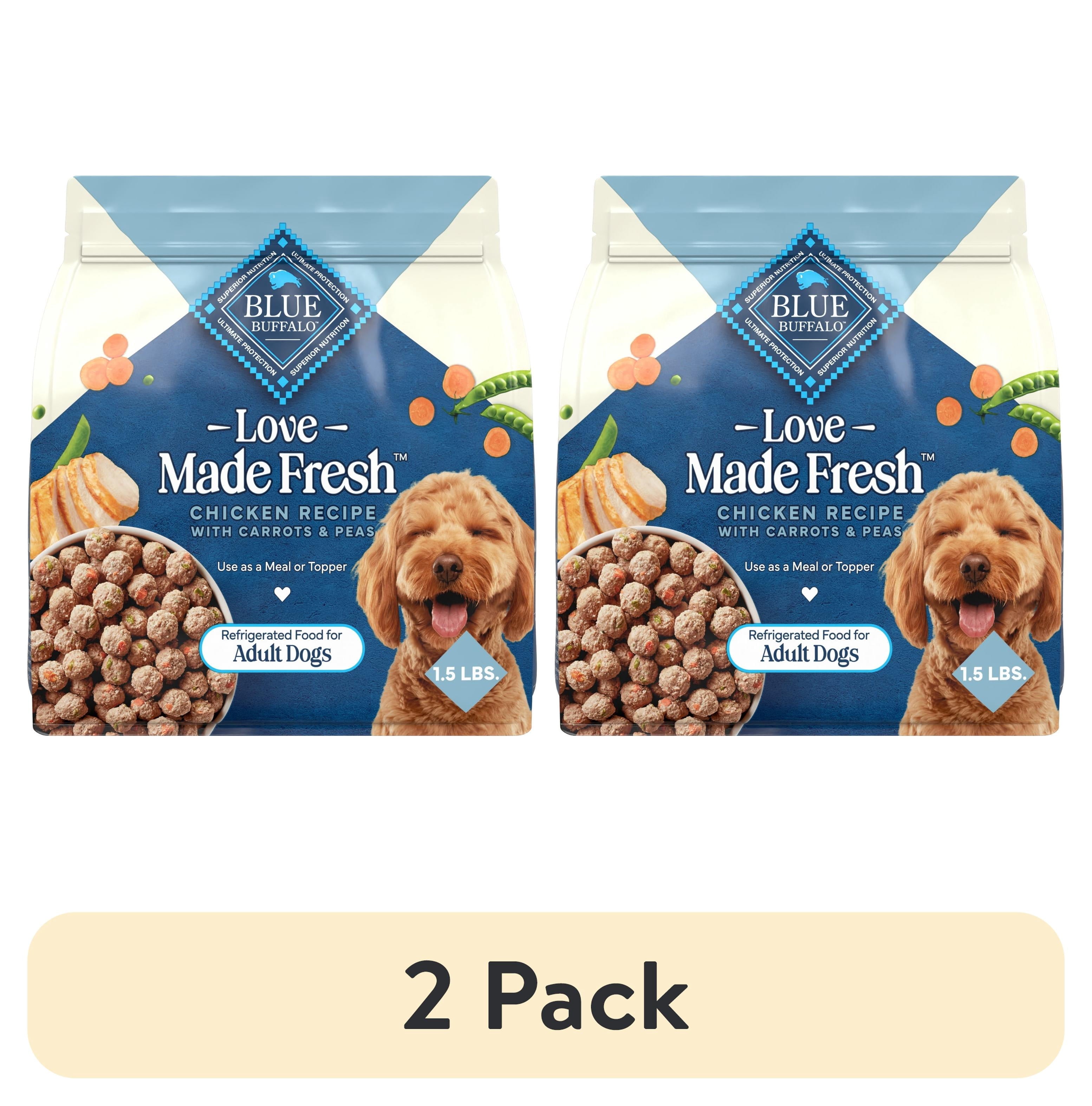 Blue Buffalo Love Made Fresh Dog Food - Refrigerated, Chicken Meatball 1.5lb Pouch - 2-Pack