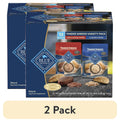 Blue Buffalo Tender Shreds Toppers - Natural Dog Food, 2.5-oz. Pouch, 12-Count Variety Pack - 2-Pack