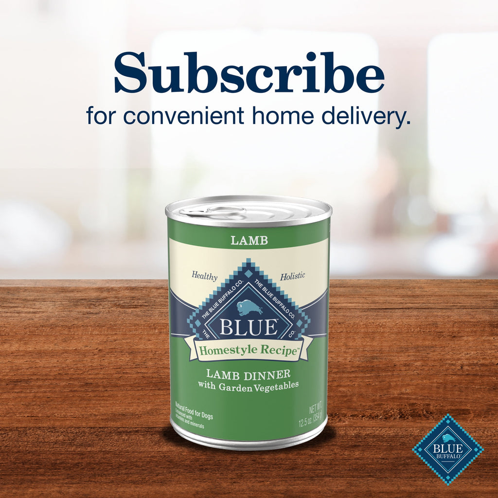 Blue Buffalo Homestyle Recipe Adult Wet Dog Food - Lamb Dinner, 12.5-oz. Can - 12-Pack