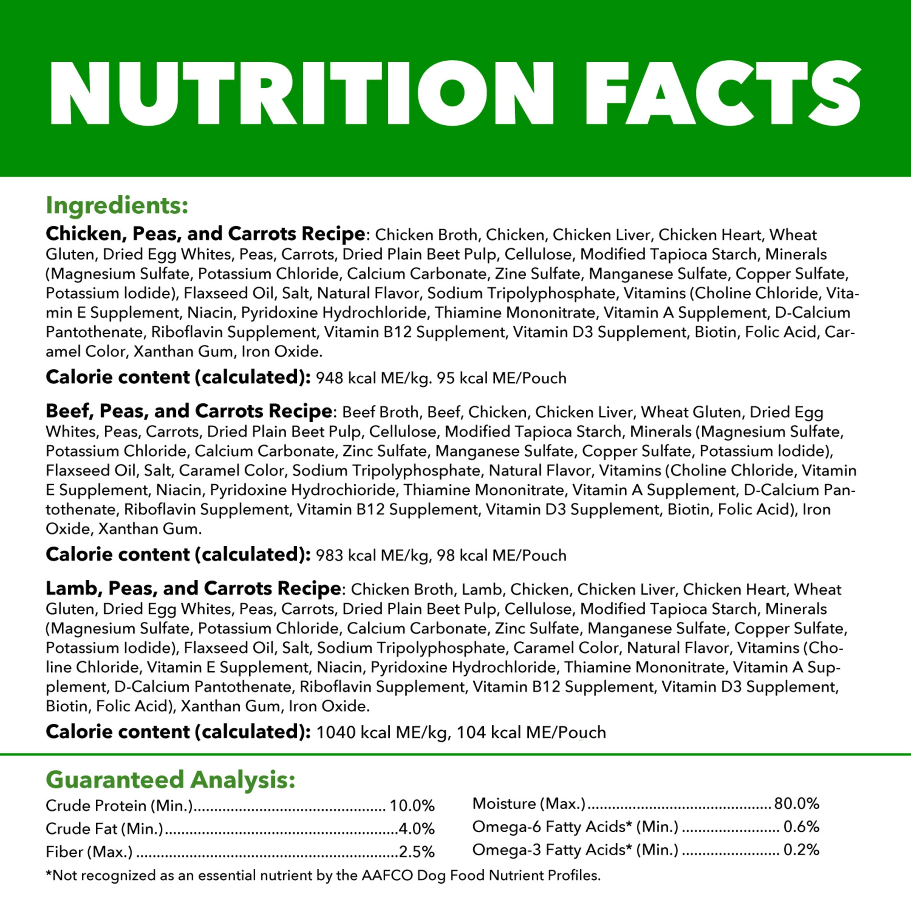 IAMS Proactive Health Core Pouch - 18 Count (6 x Chicken - 6 x Beef, 6 x Lamb)
