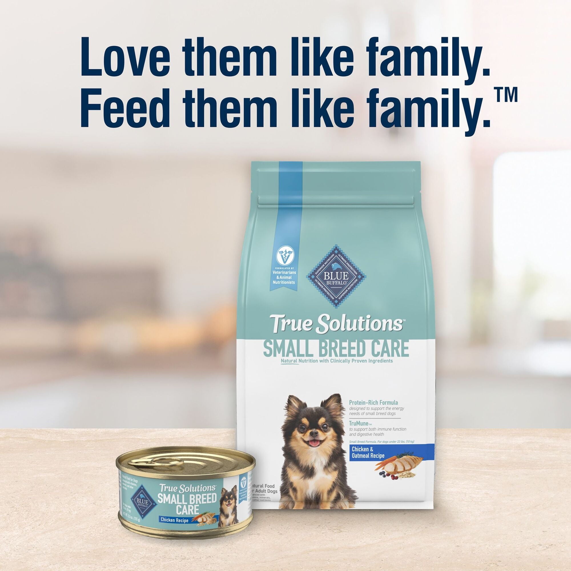 Blue Buffalo True Solutions Small & Mighty Small Breed Dry Dog Food - Chicken, 4-lb. Bag