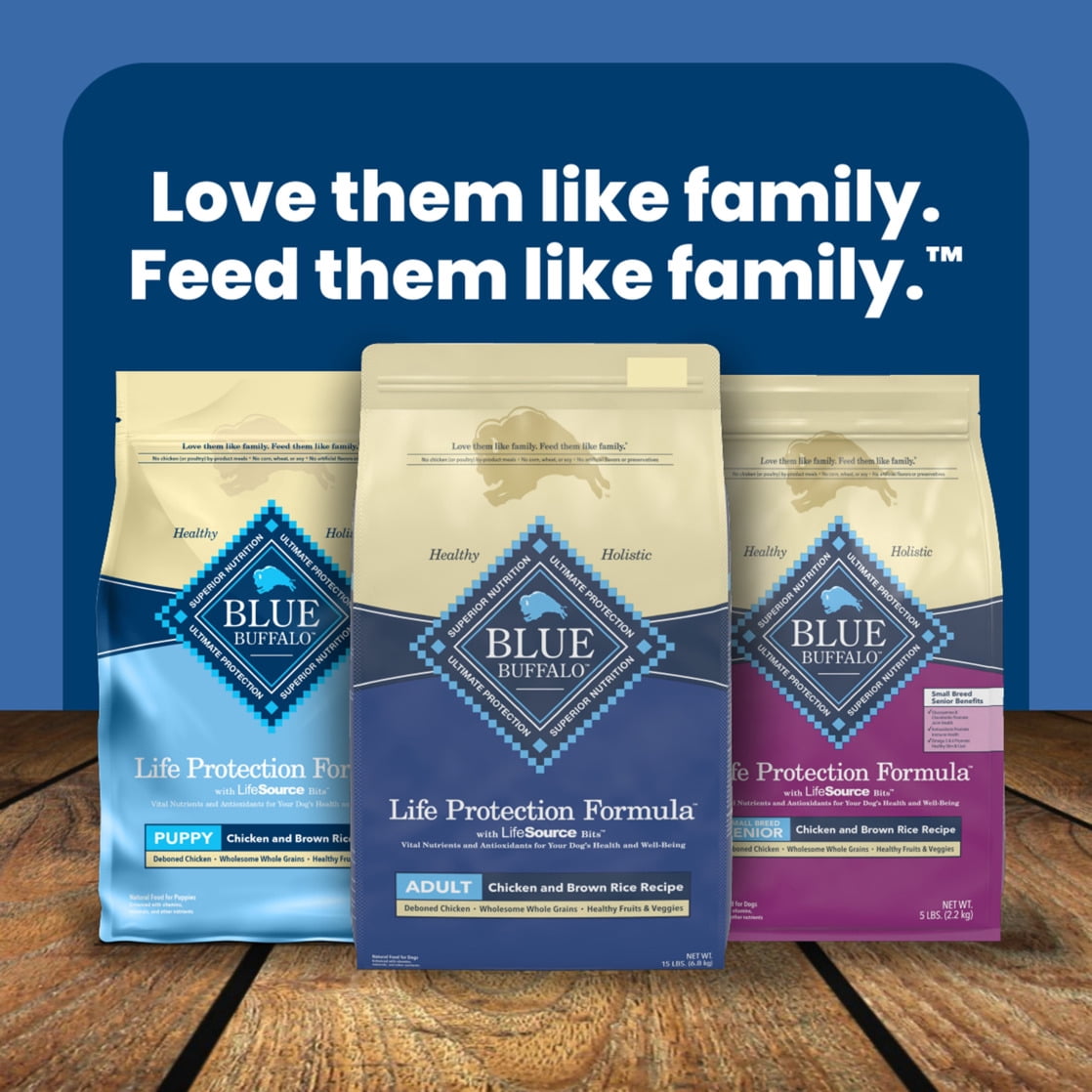 Blue Buffalo Life Protection Formula Adult Dry Dog Food - Chicken & Brown Rice, 5 lbs.