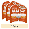 IAMS PERFECT PORTIONS Healthy Adult Grain Free Wet Cat Food Pat© - Chicken Recipe, 2.6 oz. Easy Peel Twin-Pack Tray - 3-Pack
