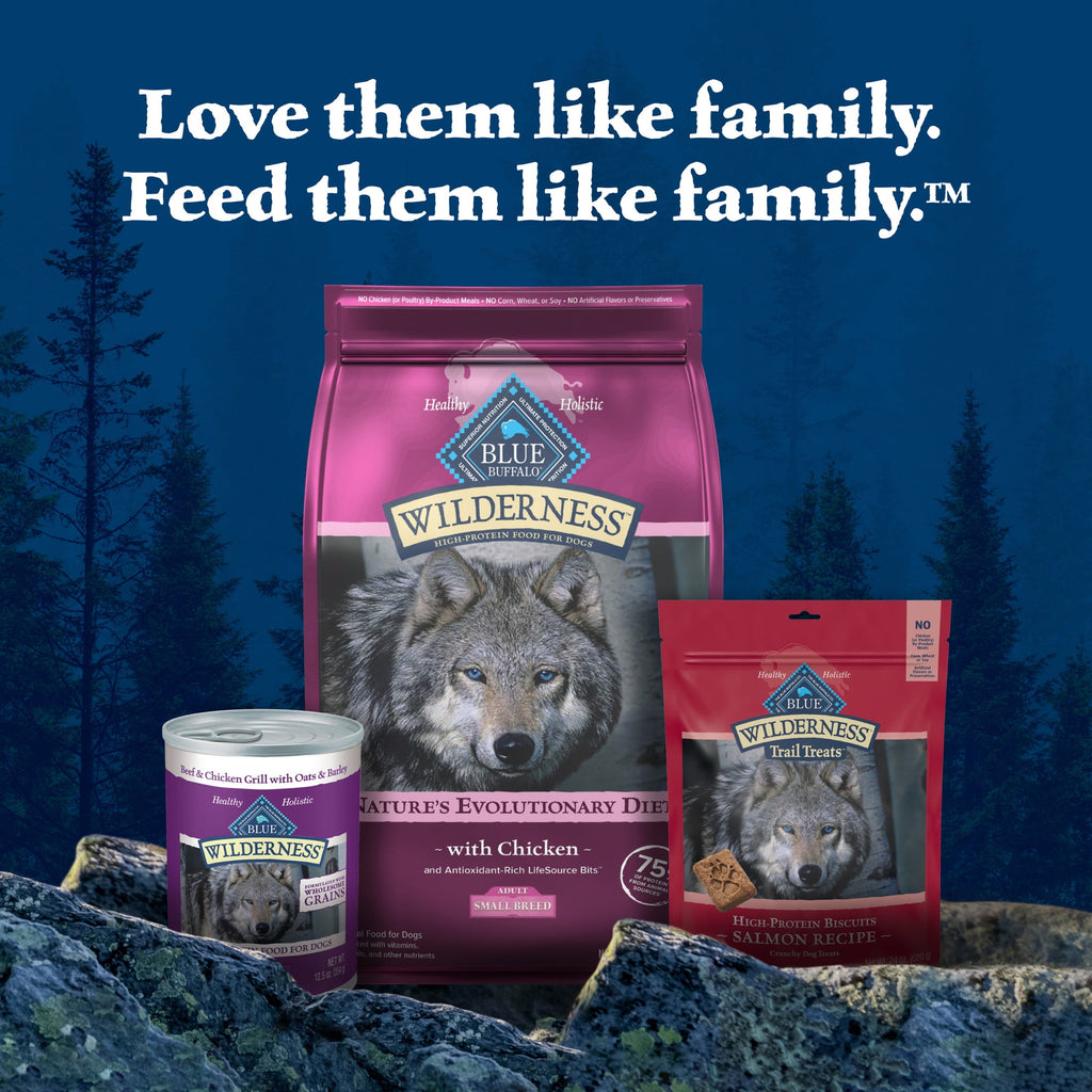 Blue Buffalo Wilderness High-Protein Adult Small Breed Dry Dog Food - Chicken, 13-lb.