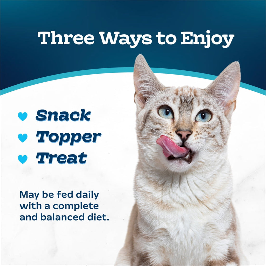Blue Buffalo Tastefuls Adult Cat Natural Purées - Tuna 3-oz Resealable Twist Cap Pouch