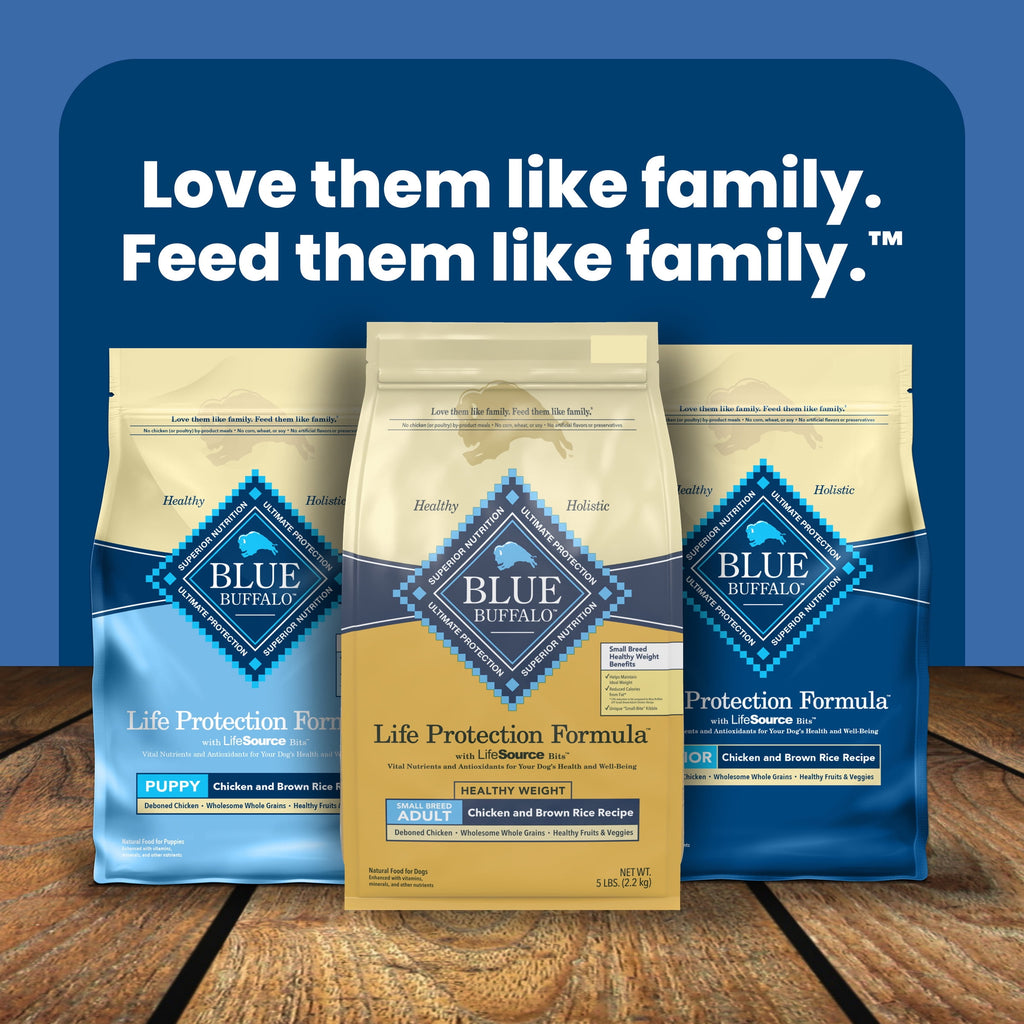 Blue Buffalo Life Protection Formula Adult Small Breed Healthy Weight Dry Dog Food - Chicken, 5 lbs.