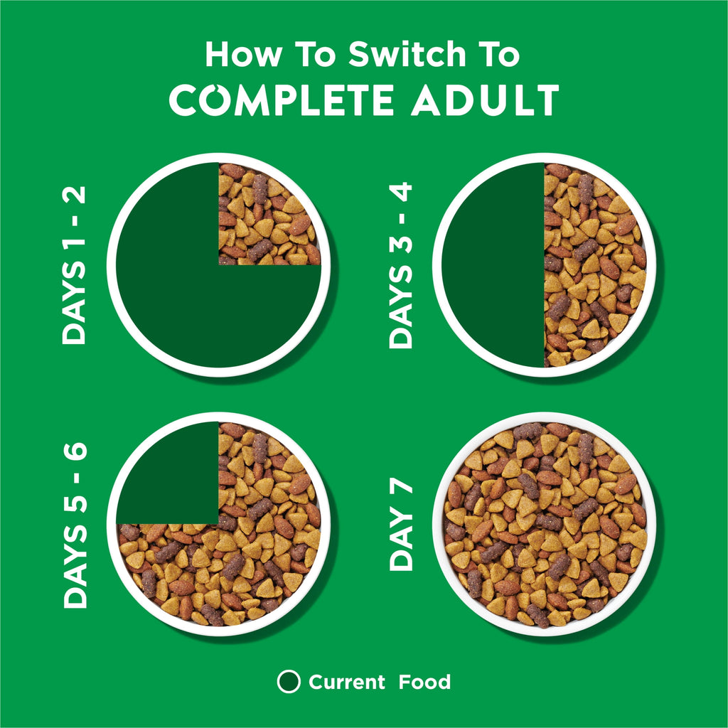 Purina Dog Chow Complete - Dry Dog Food for Adult Dogs High Protein, Real Chicken, 44 lb Bag - 2-Pack