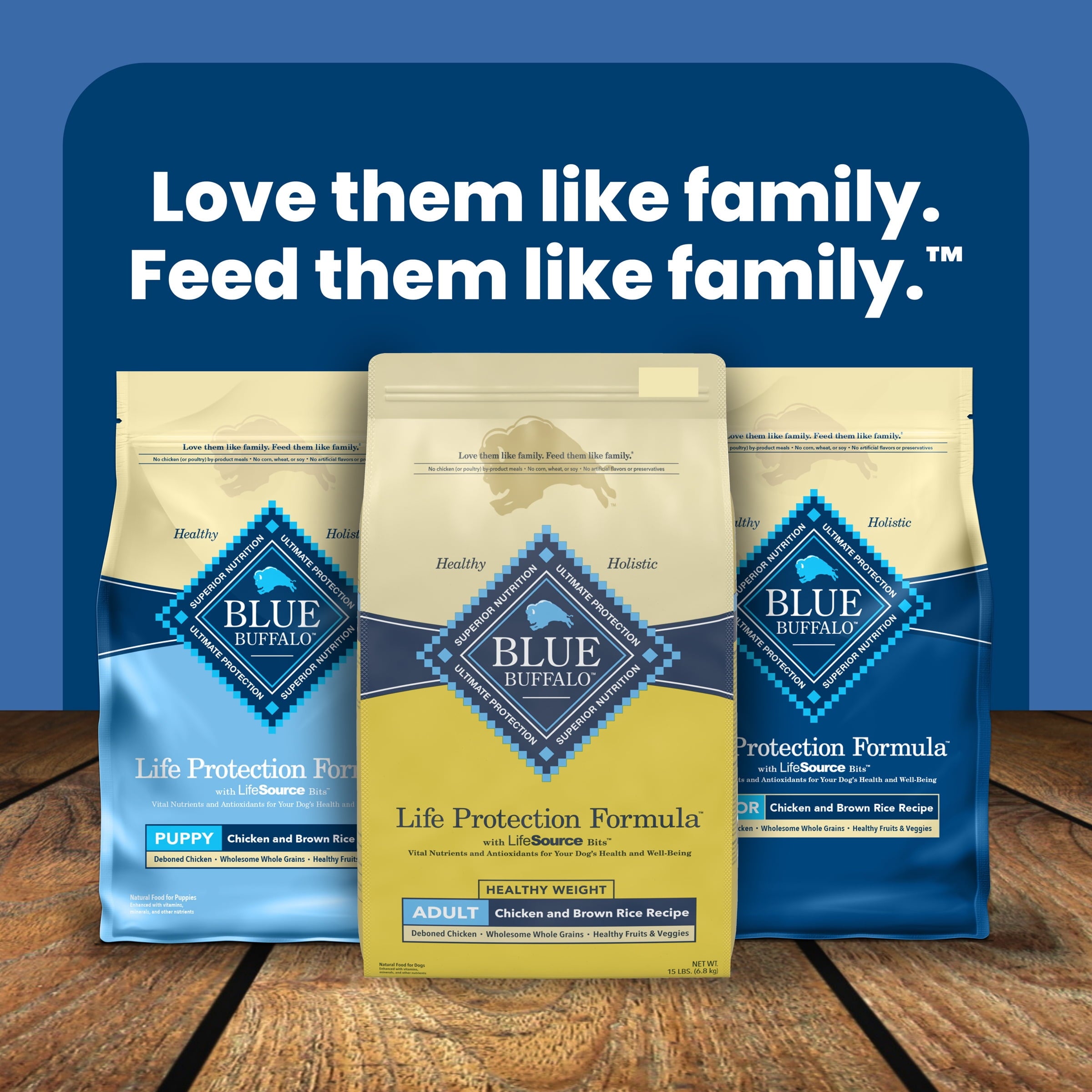 Blue Buffalo Life Protection Formula Healthy Weight Adult Dry Dog Food - Chicken, 15-lb Bag