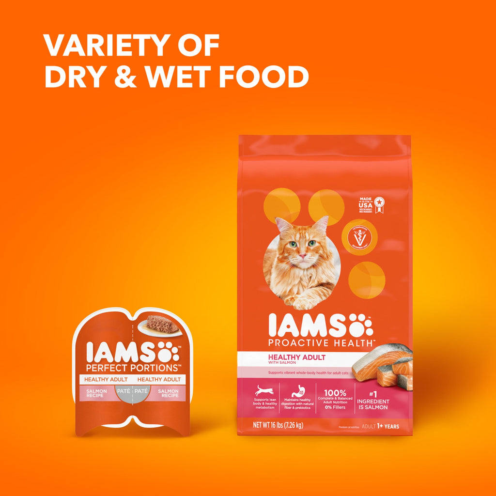 Iams Proactive Health Salmon Dry Cat Food - 3.5 lb Bag