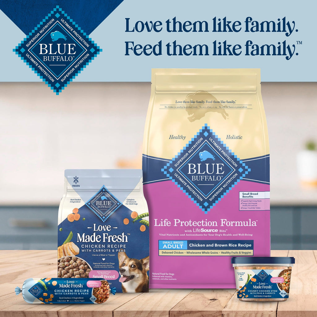 Blue Buffalo Love Made Fresh Small Breed Dog Food Refrigerated - Chicken Meatball 1lb Pouch