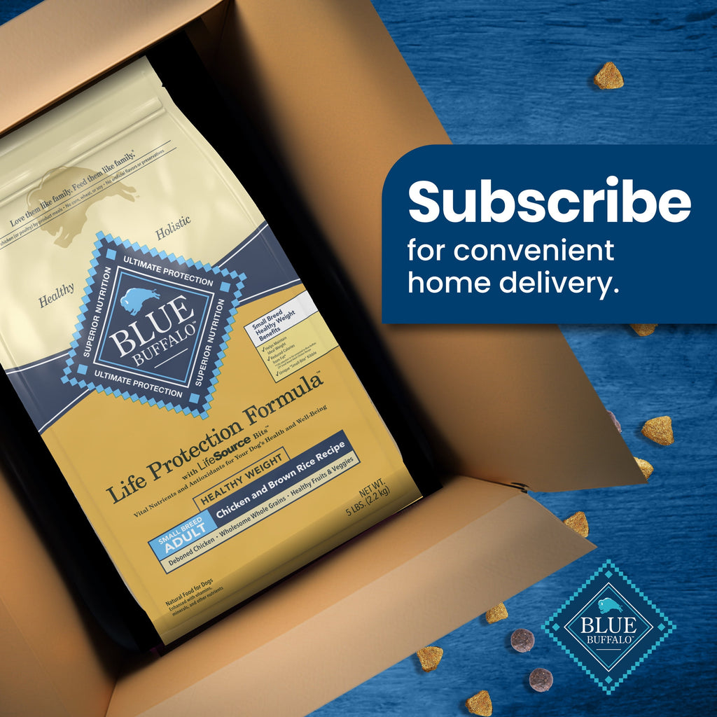 Blue Buffalo Life Protection Formula Adult Small Breed Healthy Weight Dry Dog Food - Chicken, 5 lbs.