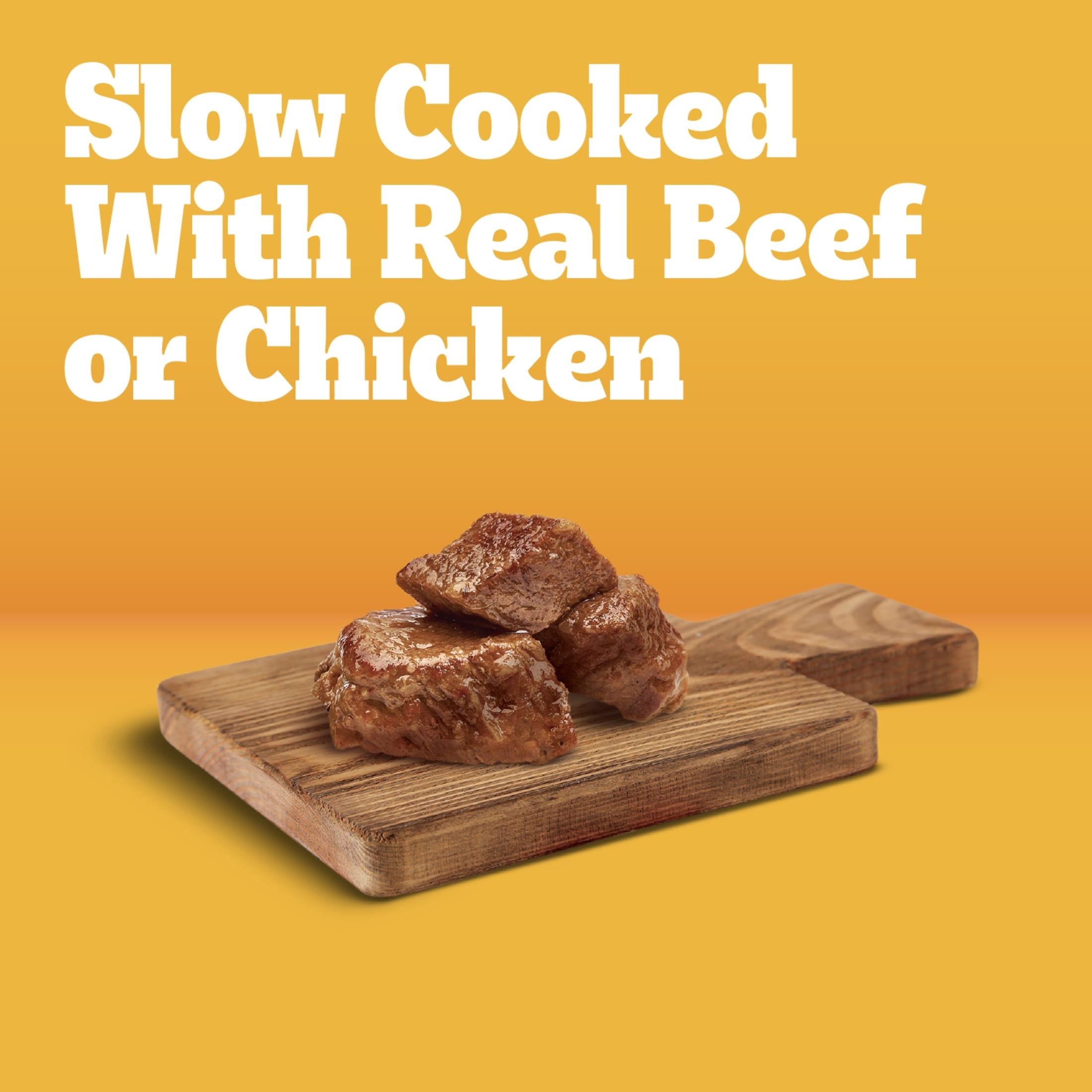 Pedigree Chopped Ground Dinner Slow Cooked Beef Variety Pack Wet Dog Food - (18) 3.5 Oz Pouches