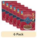 Blue Buffalo Delectables Natural Wet Dog Food Toppers - Hearty Beef, 3-oz Pouch - 6-Pack