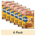 Pedigree Chopped Ground Dinner Beef Bacon & Cheese Flavor Adult Wet Dog Food - (12) 22 Oz Cans - 6-Pack