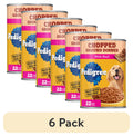 Pedigree Chopped Ground Dinner Soft Wet Dog Food With Beef - Canned Dog Food, 22 oz. Cans, 12 Count - 6-Pack