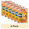 Pedigree Chopped Ground Dinner Wet Dog Food With Chicken - Canned Dog Food, 22 oz. Can - 6-Pack