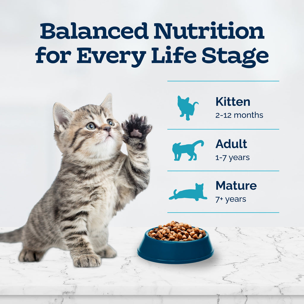 Blue Buffalo Tastefuls Natural Kitten Dry Cat Food - Chicken and Brown Rice Recipe, 5-lb. Bag