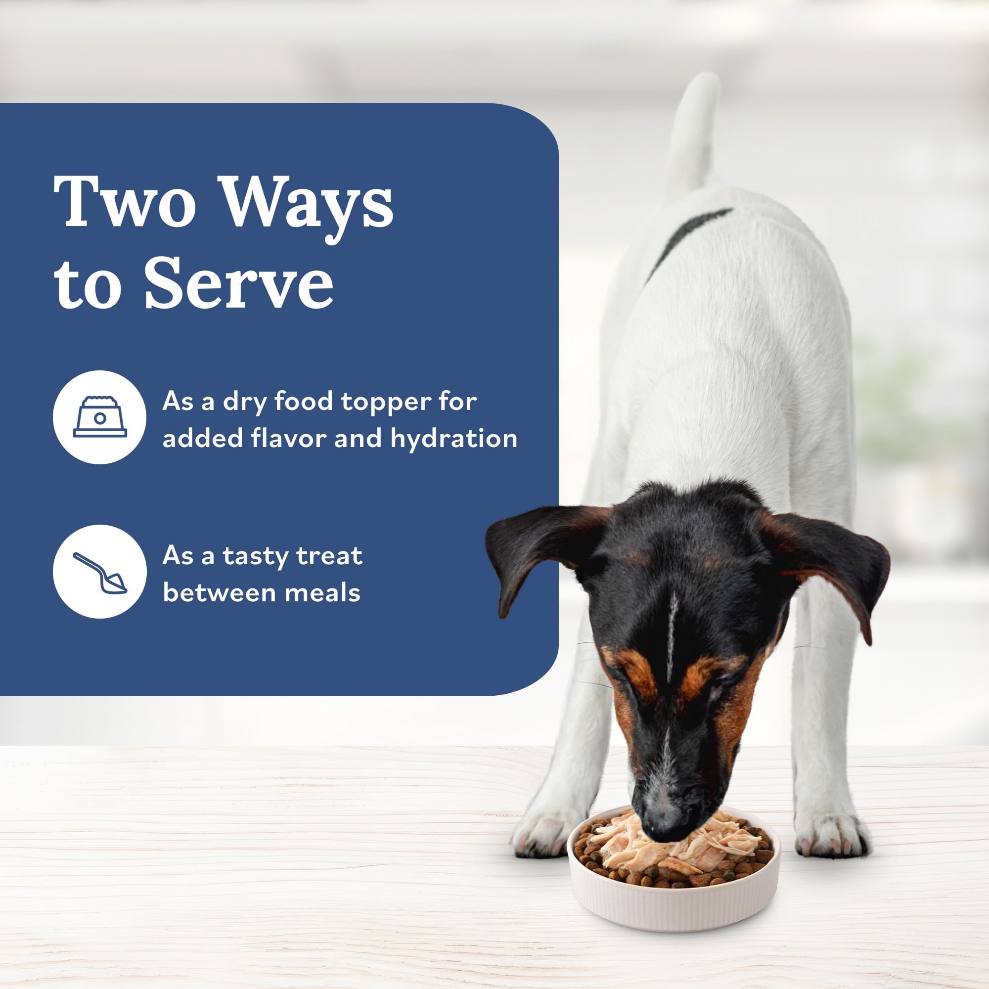 Blue Buffalo Tender Shreds Toppers - Natural Dog Food, 2.5-oz. Pouch, 12-Count Variety Pack - 2-Pack