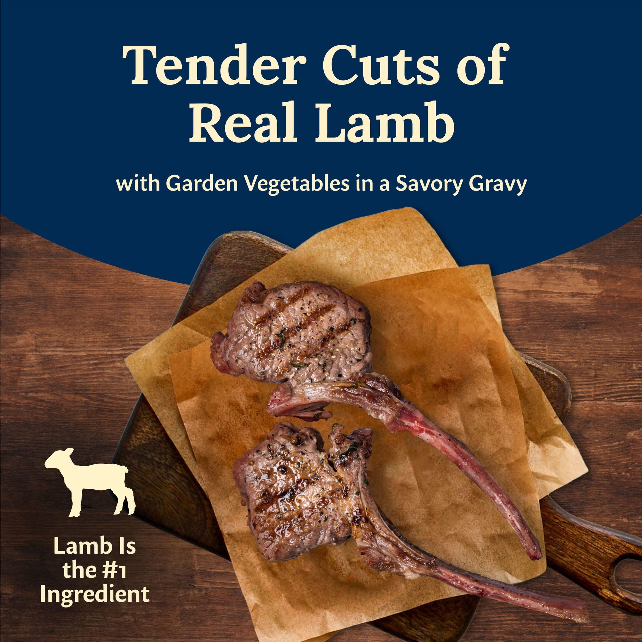 Blue Buffalo Delectables Natural Wet Dog Food Topper - Lamb Dinner 3oz - 6-Pack