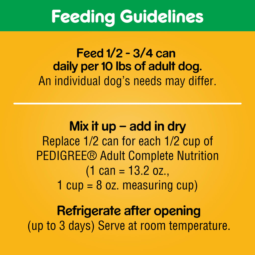 Pedigree Choice Cuts In Gravy Adult Soft Wet Dog Food Country Stew Flavor - 13.2 Oz Cans, 12 Count - 6-Pack