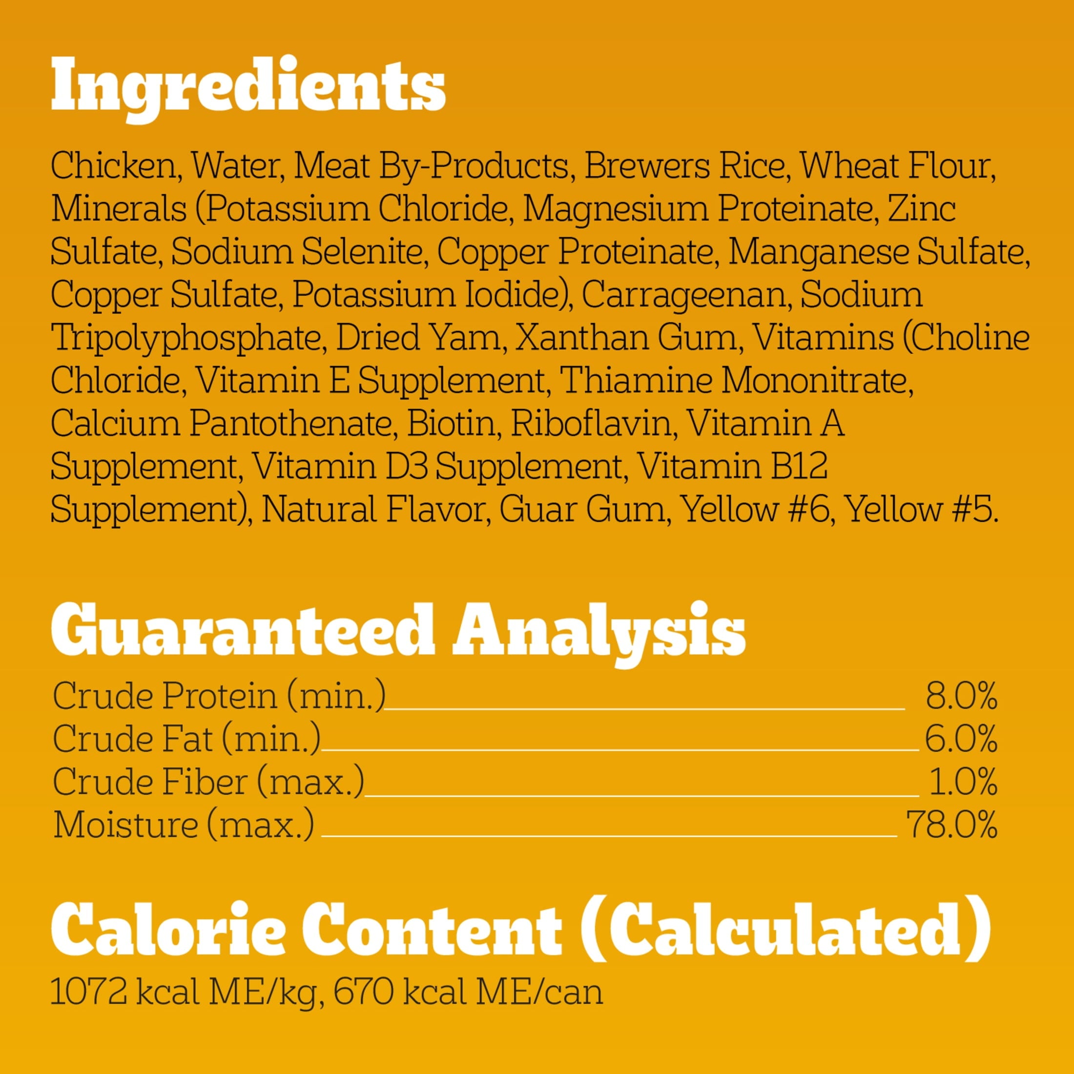 Pedigree Chopped Ground Dinner Wet Dog Food With Chicken - Canned Dog Food, 22 oz. Can - 6-Pack