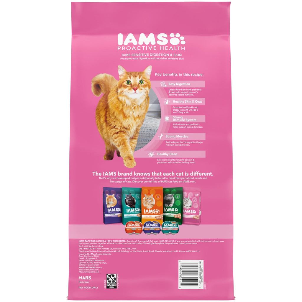 Iams Proactive Health Turkey Dry Cat Food - 6 Lb Bag