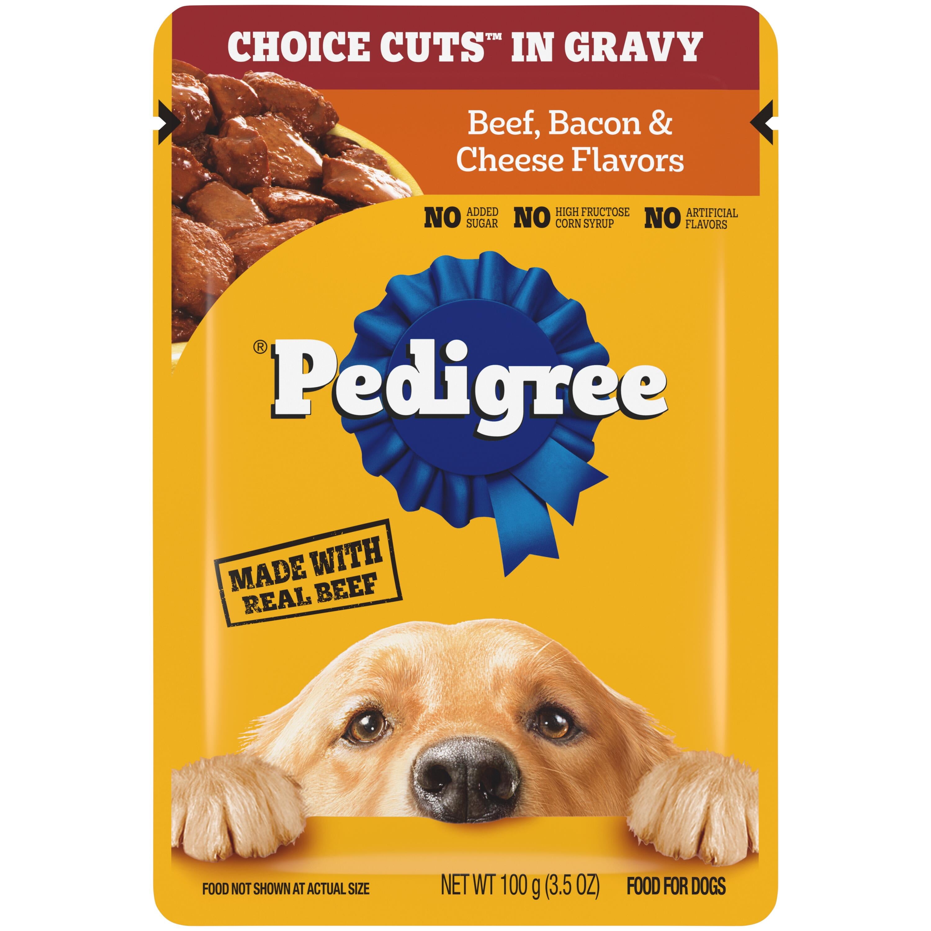 PEDIGREE Pouch - 3.5 oz Beef, Bacon & Cheese