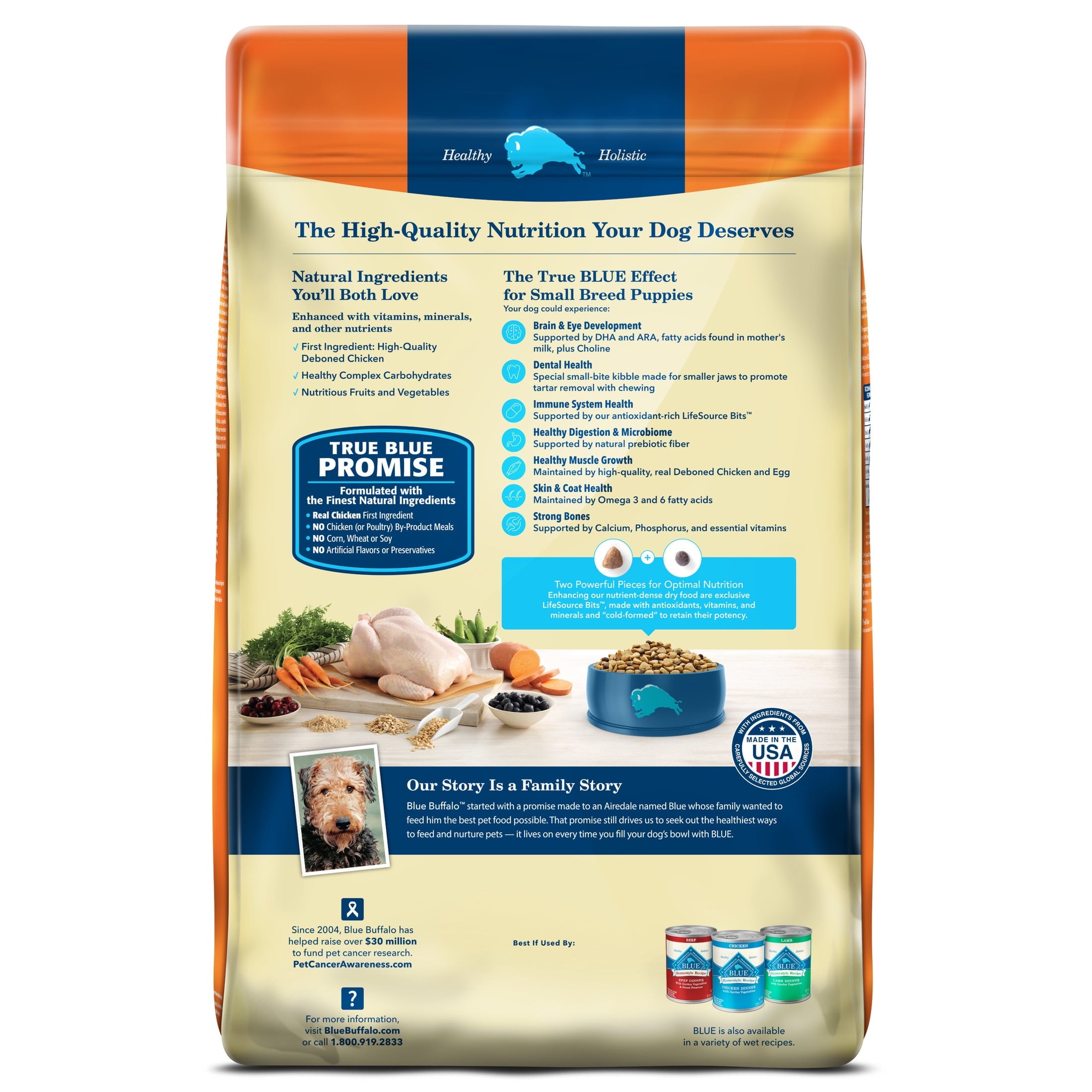 Blue Buffalo Life Protection Formula Large Breed Dry Puppy Food - Chicken & Rice, 15 lbs.
