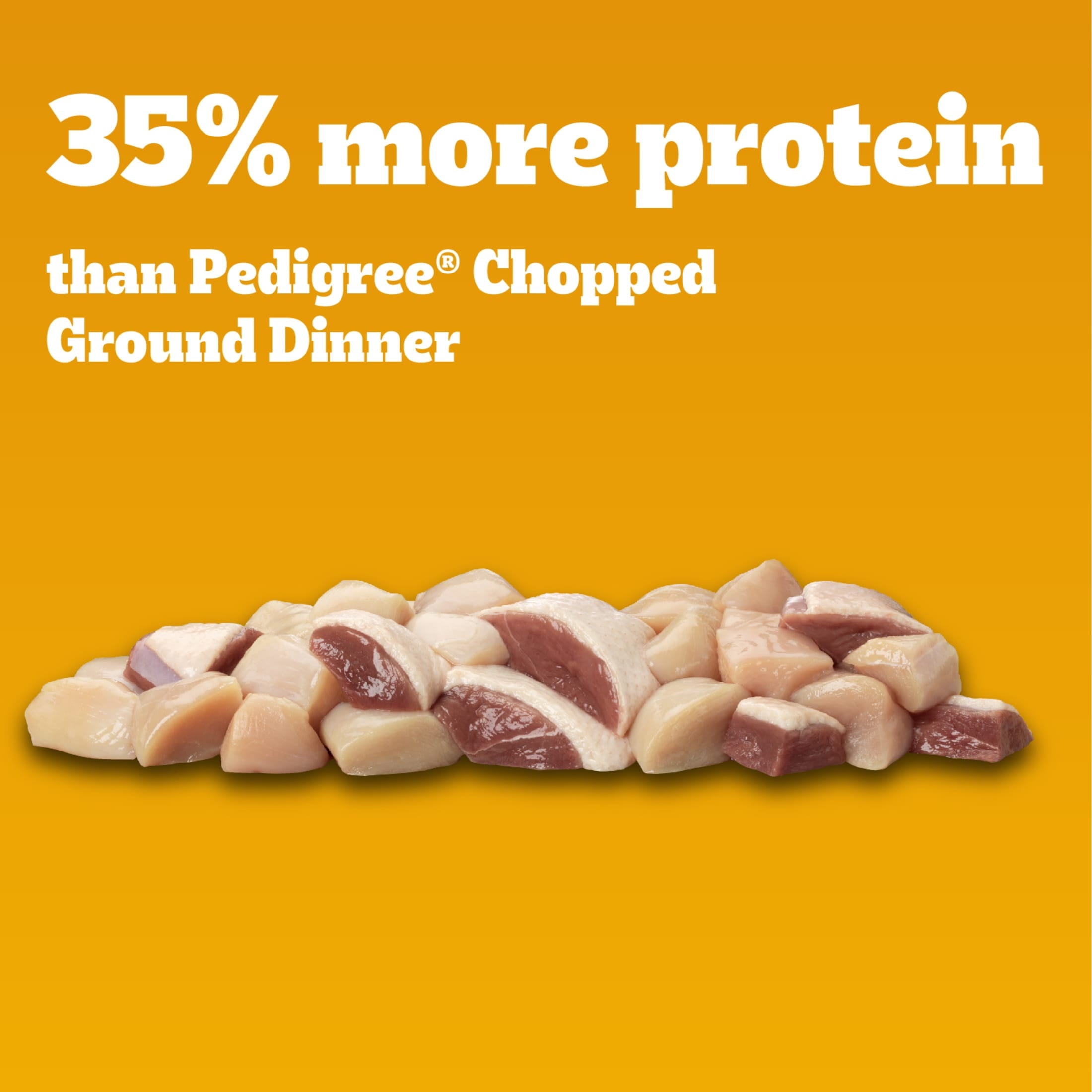 Pedigree High Protein Chopped Chicken & Duck Flavor Adult Soft Wet Dog Food - 13.2 oz Can - 12-Pack