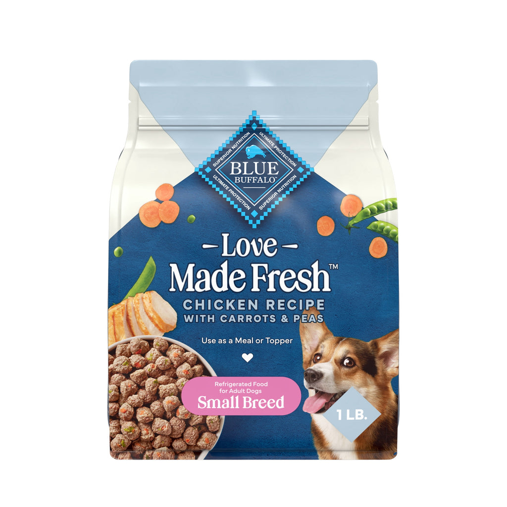Blue Buffalo Love Made Fresh Small Breed Dog Food Refrigerated - Chicken Meatball 1lb Pouch