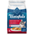 Blue Buffalo Tastefuls Dry Food - Adult Indoor Cat, Salmon and Brown Rice, 5-lb. Bag