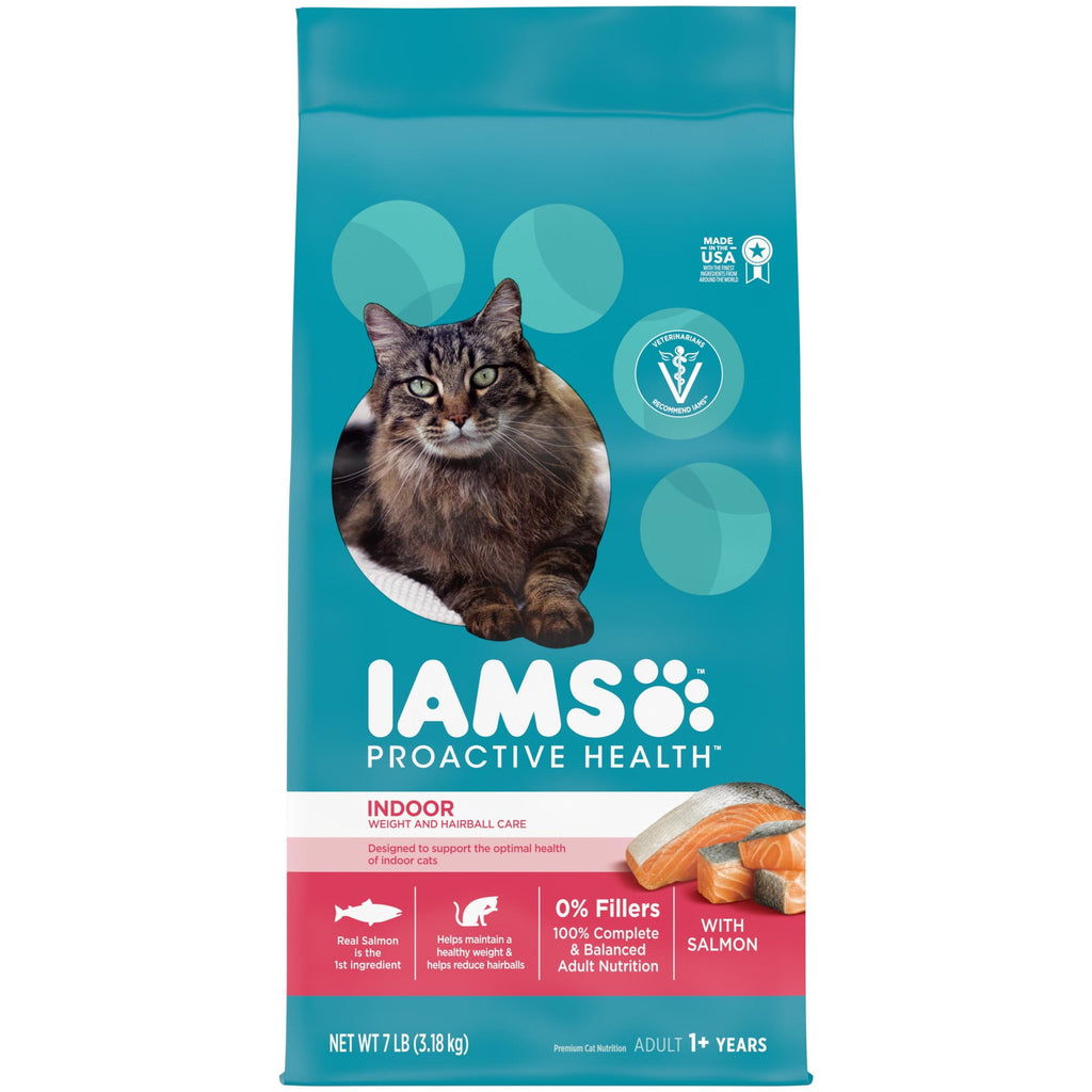 Iams Proactive Health Salmon Dry Cat Food - 7 Lb Bag