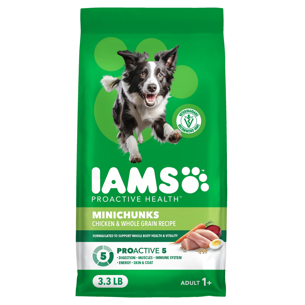 IAMS Proactive Health Adult Minichunks Dog Food Dry Recipe - 3.3 lb.