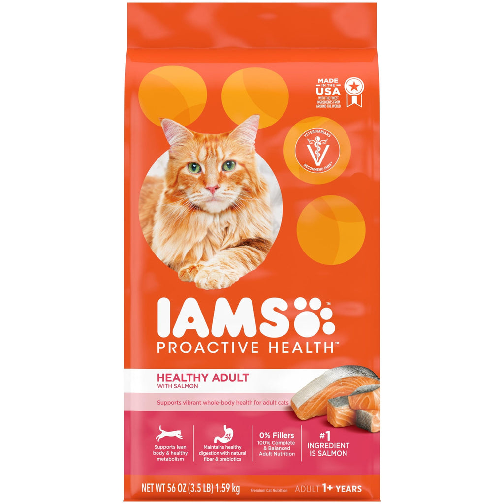Iams Proactive Health Salmon Dry Cat Food - 3.5 lb Bag