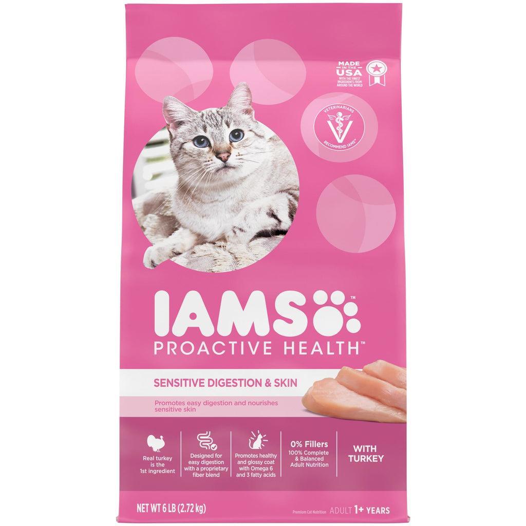 Iams Proactive Health Turkey Dry Cat Food - 6 Lb Bag