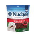 Blue Buffalo Nudges Jerky Cuts - Natural Dog Treats, Steak Jerky, 28oz Bag