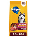 Pedigree Dry Dog Food for Adult Dogs - High Protein, Beef and Lamb Flavor, 3.5 lb. Bag