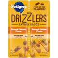Pedigree Drizzlers Savory Sauce Natural Chicken Flavor - 60g Twin Pouch (22 Count, 48 Servings Total)