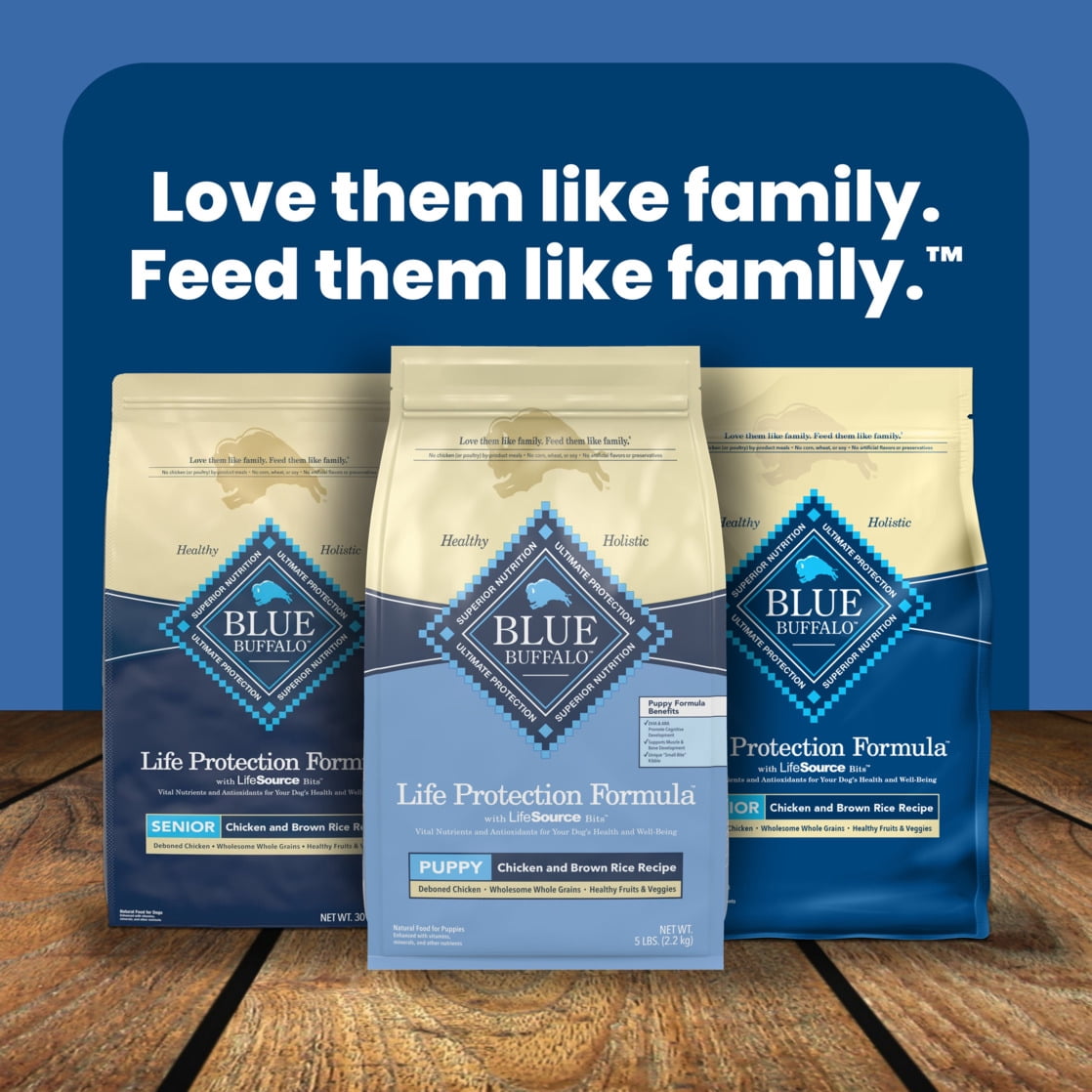 Blue Buffalo Life Protection Formula Puppy Dry Dog Food - Chicken & Brown Rice, 30 lbs