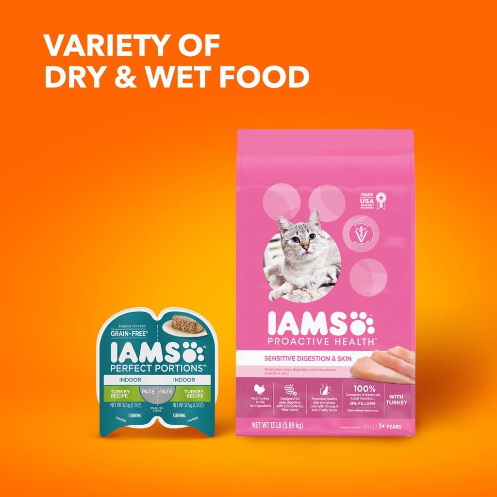 Iams Proactive Health Turkey Dry Cat Food - 6 Lb Bag